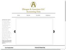 Tablet Screenshot of obregonandassociates.com